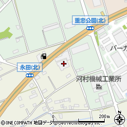 埼玉県深谷市永田2107周辺の地図