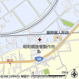 埼玉県深谷市長在家990周辺の地図