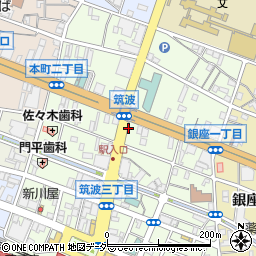 タイムズ熊谷筑波第１０駐車場周辺の地図