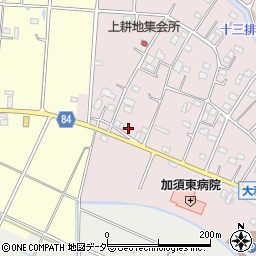 埼玉県加須市北下新井2100周辺の地図
