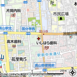 株式会社丸明　飛騨牛販売店周辺の地図