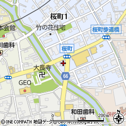 行田自動車整備工場周辺の地図
