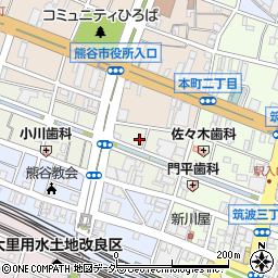 タイムズ熊谷星川駐車場周辺の地図