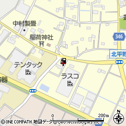 埼玉県加須市北平野318周辺の地図