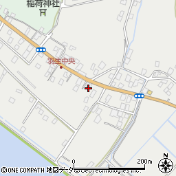 茨城県行方市羽生149周辺の地図
