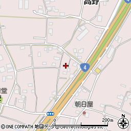 茨城県古河市高野529周辺の地図