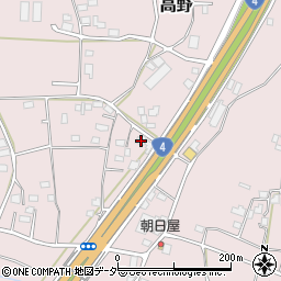 茨城県古河市高野532周辺の地図