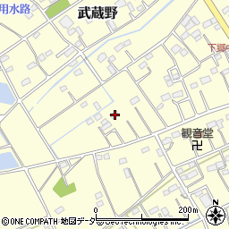 埼玉県深谷市武蔵野3486周辺の地図