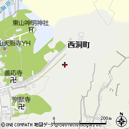 岐阜県高山市西洞町周辺の地図