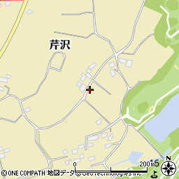 茨城県行方市芹沢412周辺の地図