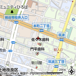 リパーク熊谷筑波１丁目第３駐車場周辺の地図