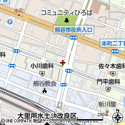 買取専門店エコリング　熊谷店周辺の地図