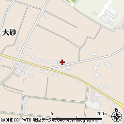 茨城県つくば市大砂344周辺の地図