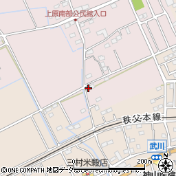 埼玉県深谷市上原400周辺の地図