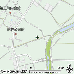 茨城県古河市前林周辺の地図