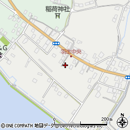 茨城県行方市羽生157周辺の地図