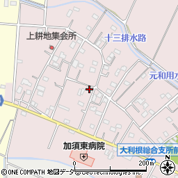 埼玉県加須市北下新井934周辺の地図