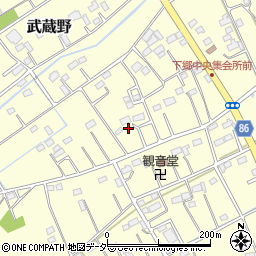 埼玉県深谷市武蔵野3442周辺の地図