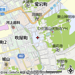 岐阜県高山市天性寺町15周辺の地図