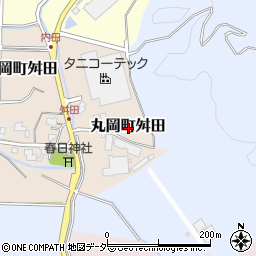 福井県坂井市丸岡町舛田周辺の地図