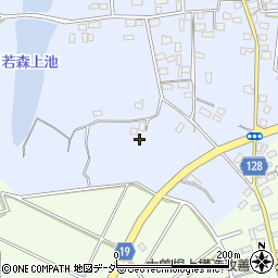 茨城県つくば市若森35周辺の地図