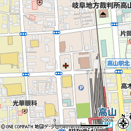 デイリーヤマザキ高山昭和町店周辺の地図