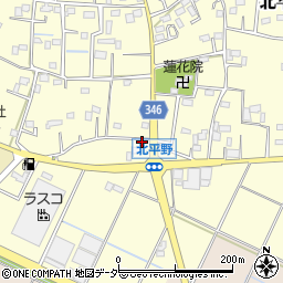 埼玉県加須市北平野384周辺の地図