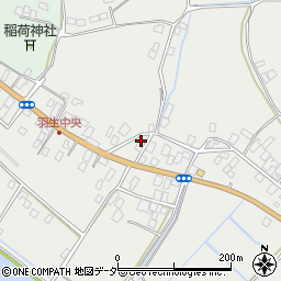 茨城県行方市羽生164周辺の地図