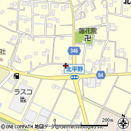 埼玉県加須市北平野386周辺の地図