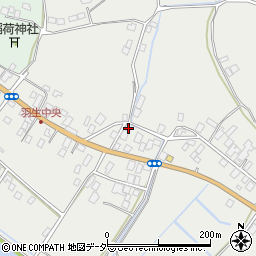 茨城県行方市羽生176周辺の地図