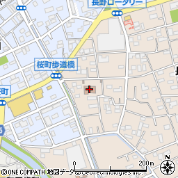 行田市役所　長野公民館周辺の地図