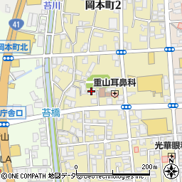 高山社会事業協会葵荘周辺の地図