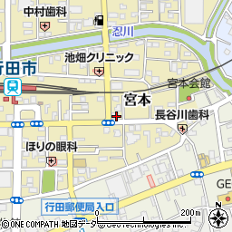 吉田材木店周辺の地図