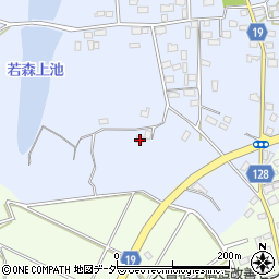 茨城県つくば市若森36-2周辺の地図