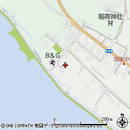 茨城県行方市羽生85周辺の地図