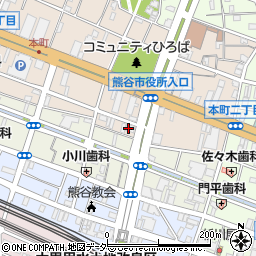 明治安田生命保険相互会社熊谷支社周辺の地図