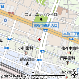 明治安田生命熊谷支店周辺の地図