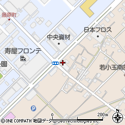 埼玉県行田市若小玉1548周辺の地図