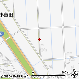 埼玉県行田市小敷田周辺の地図