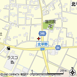 埼玉県加須市北平野383周辺の地図