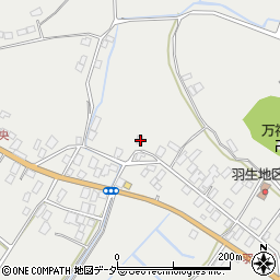 茨城県行方市羽生636周辺の地図