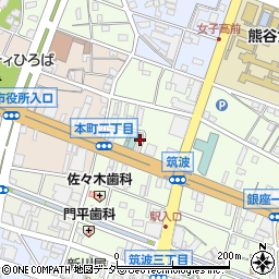 明光義塾熊谷教室周辺の地図