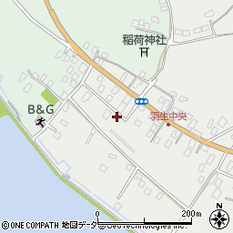茨城県行方市羽生33周辺の地図