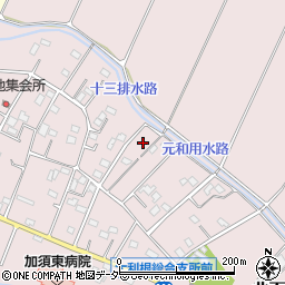 埼玉県加須市北下新井888周辺の地図