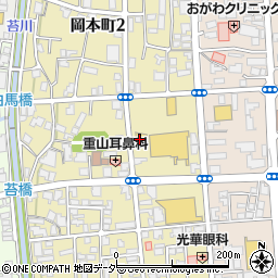 サンタの創庫岡本店周辺の地図