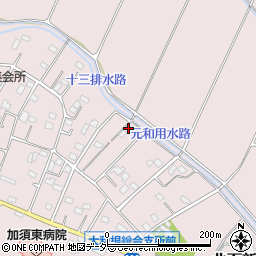埼玉県加須市北下新井970周辺の地図