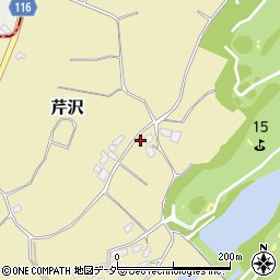 茨城県行方市芹沢404周辺の地図