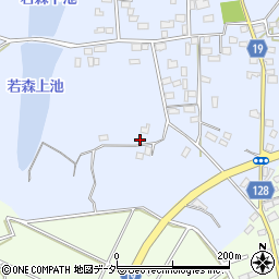 茨城県つくば市若森113周辺の地図