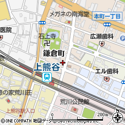 埼玉県熊谷市鎌倉町74周辺の地図