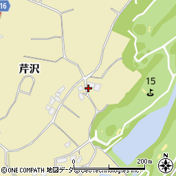 茨城県行方市芹沢632-2周辺の地図